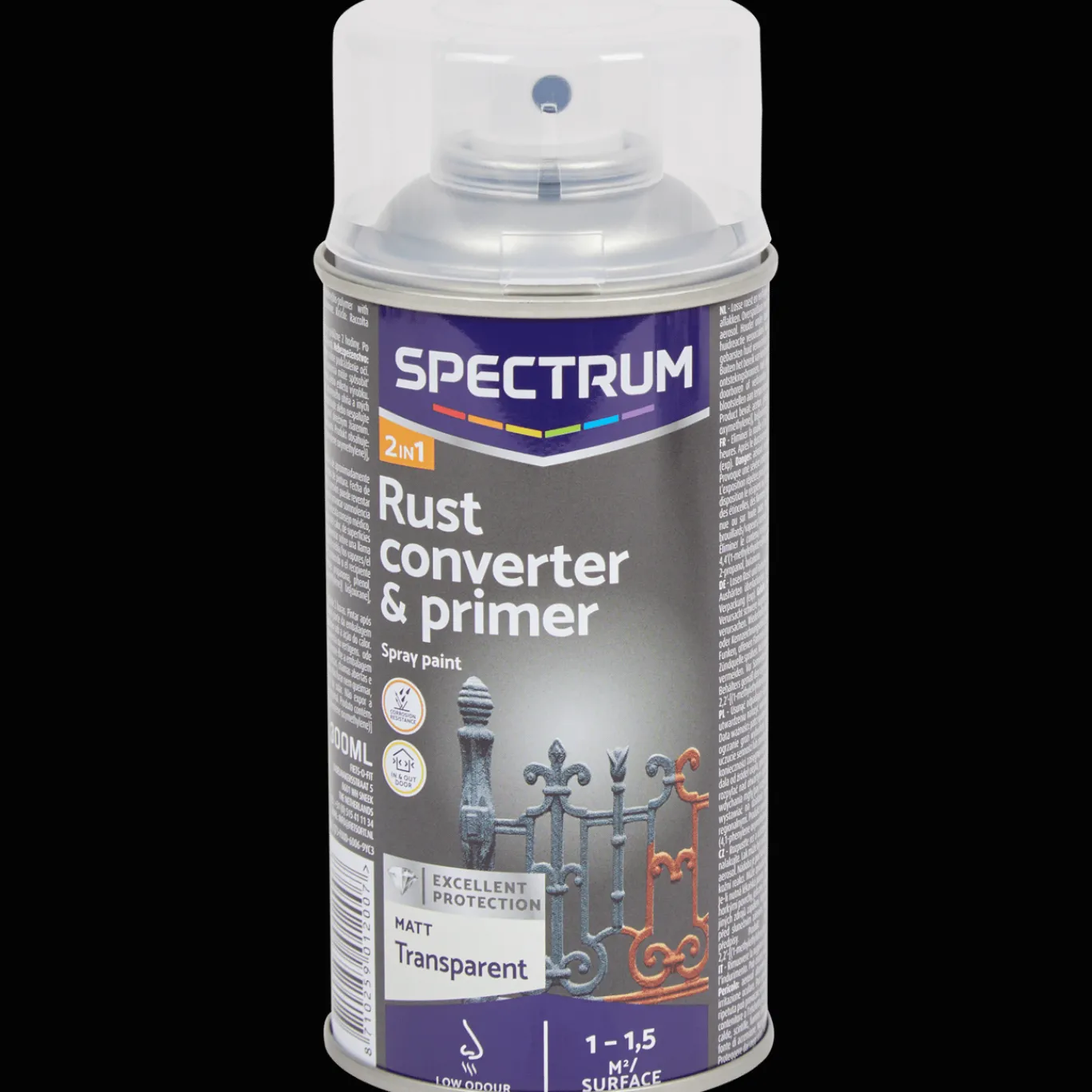 Spectrum Antirouille et couche de fond mat Transparent* Peinture