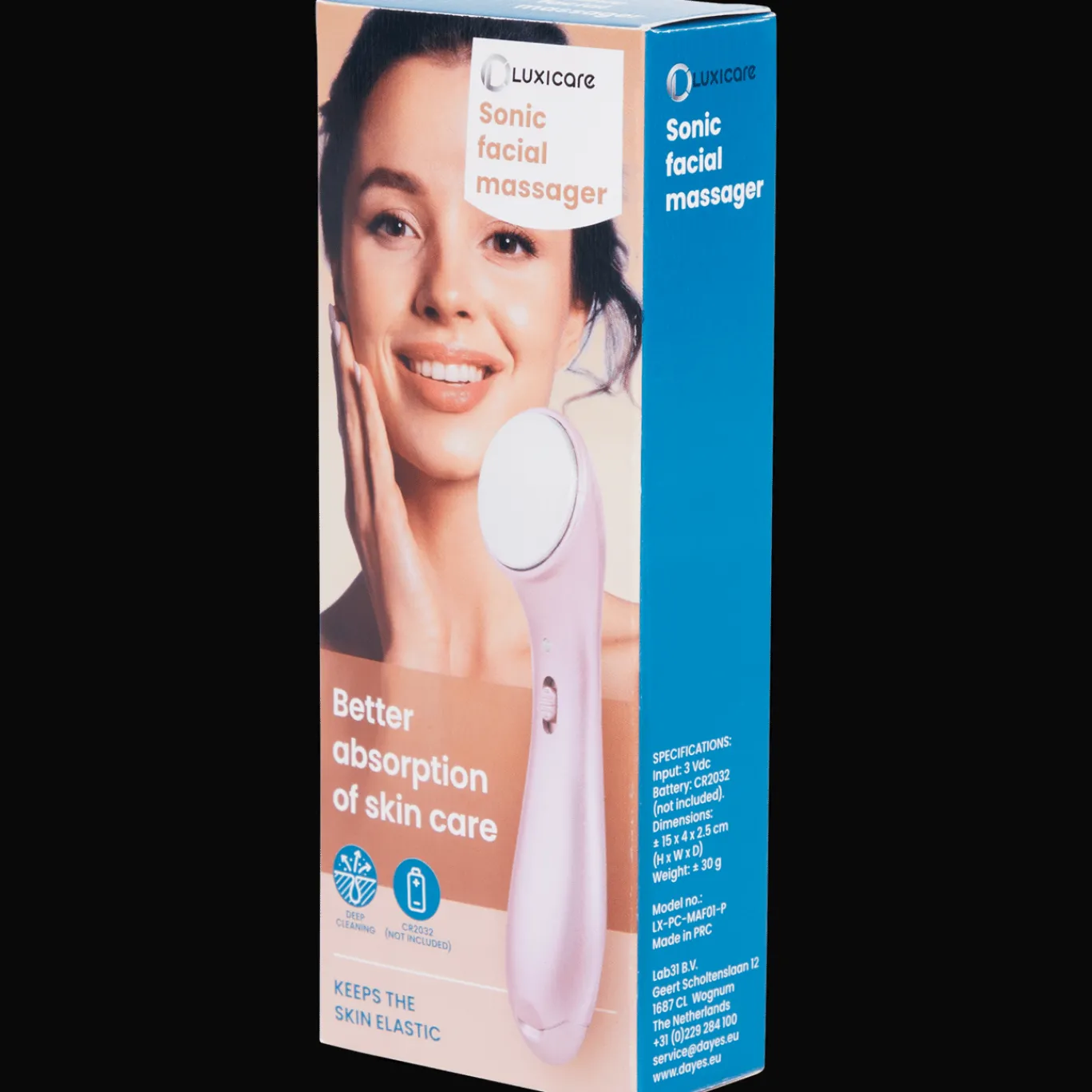 Action Appareil de massage visage vibration sonique Luxicare* Soins Du Visage