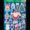 Action Autocollant de Noël pour fenêtre* Décoration Saisonnière