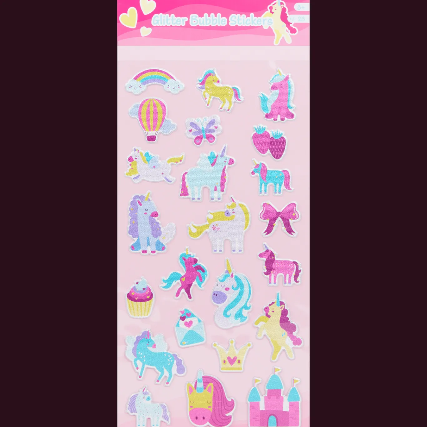 Action Autocollants Craft Universe Glitter Bubble* Bricolage