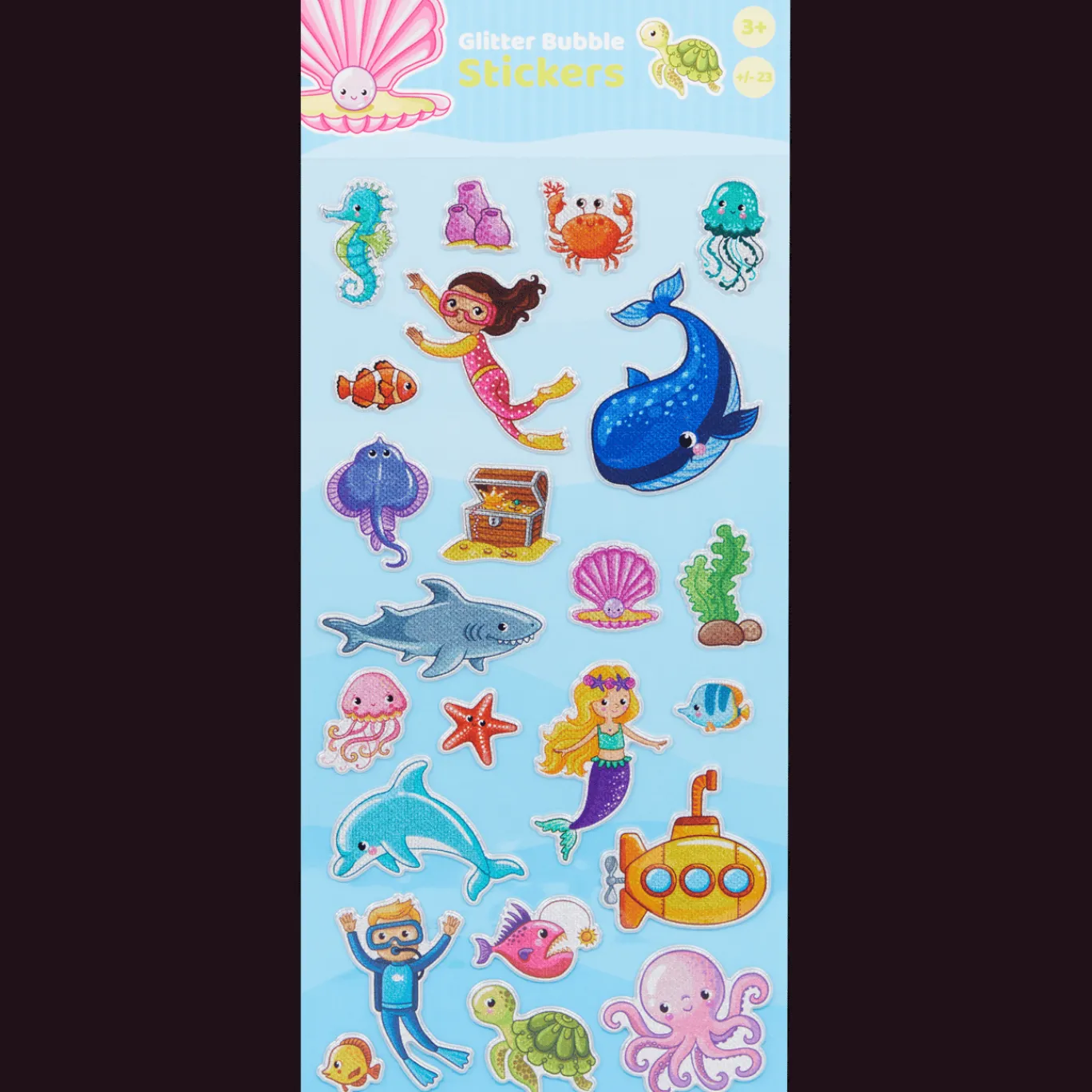 Action Autocollants Craft Universe Glitter Bubble* Bricolage