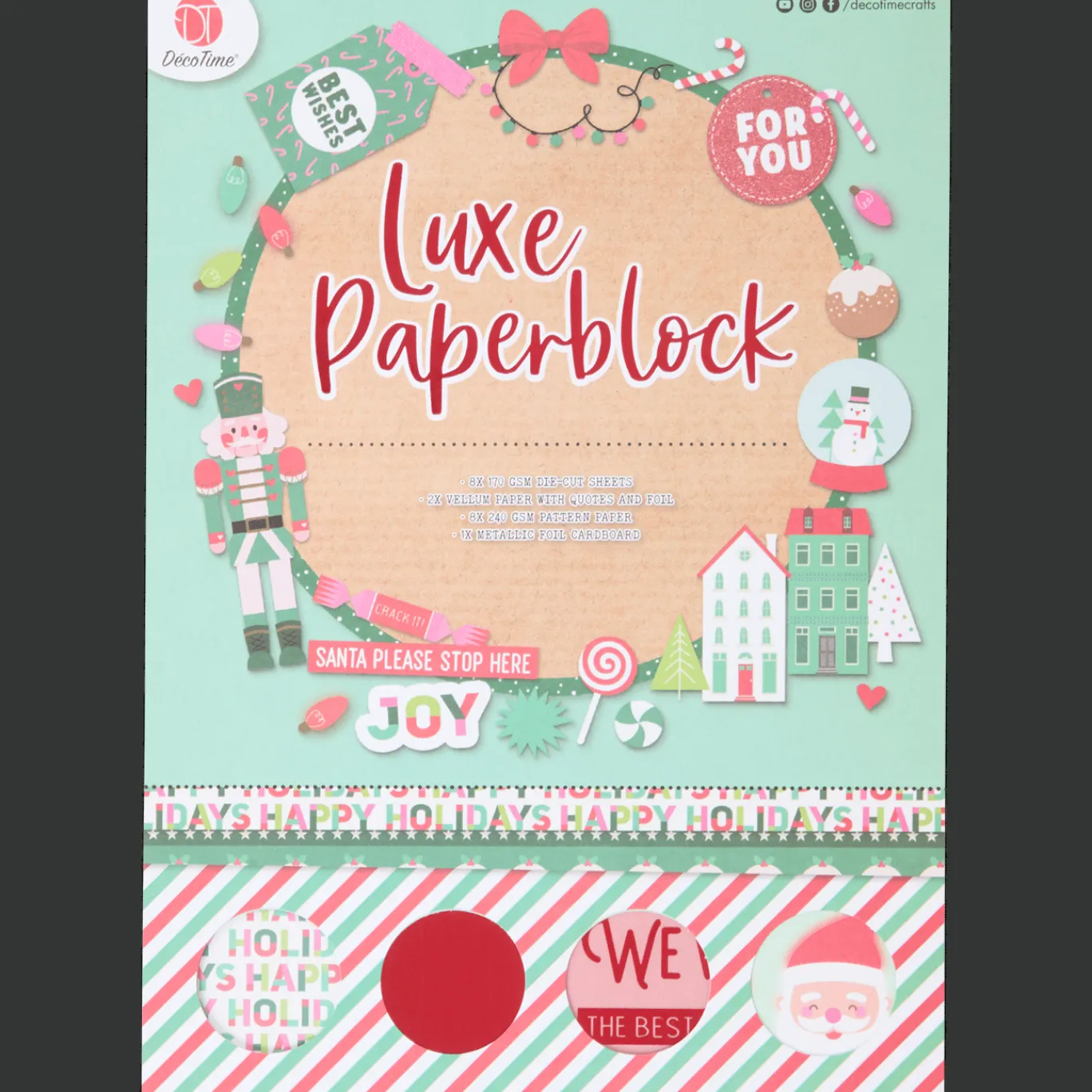 Action Bloc de papier de luxe DécoTime* Bricolage