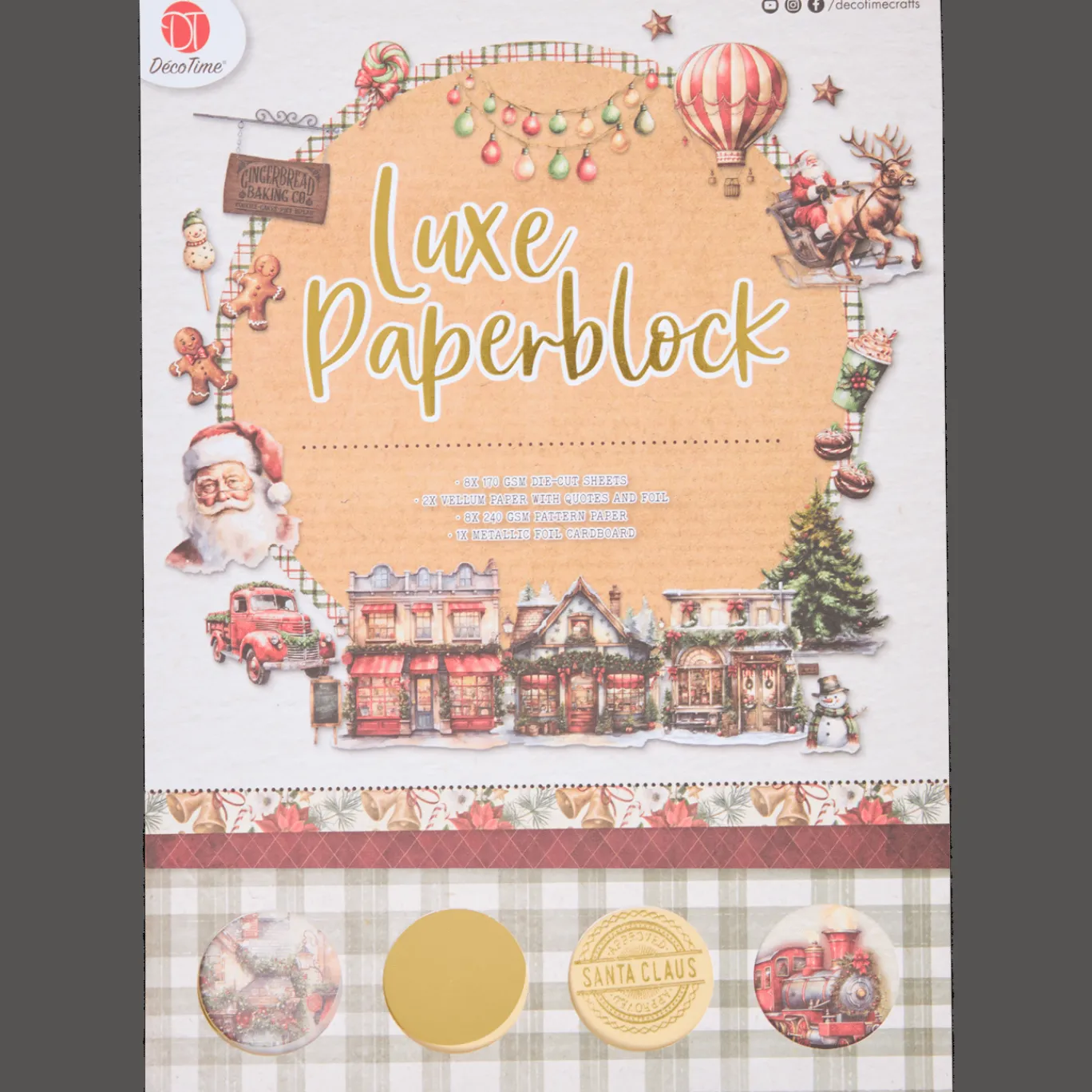 Action Bloc de papier de luxe DécoTime* Bricolage