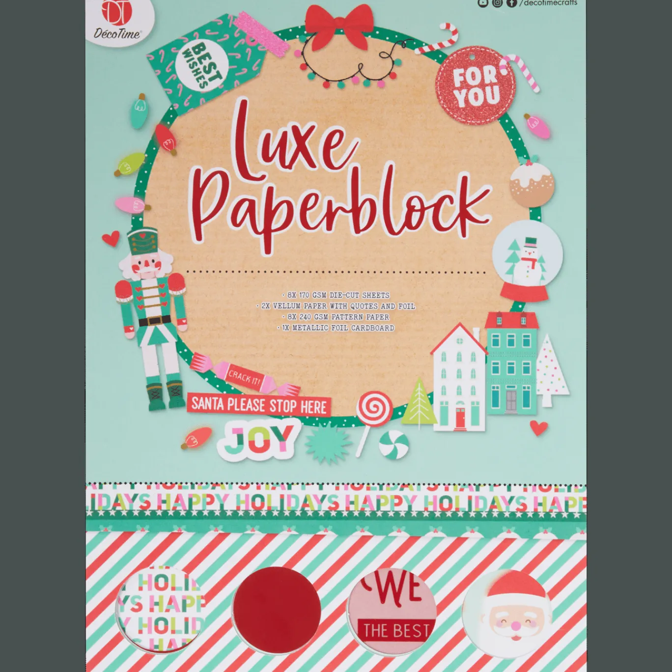 Action Bloc de papier de luxe DécoTime* Bricolage