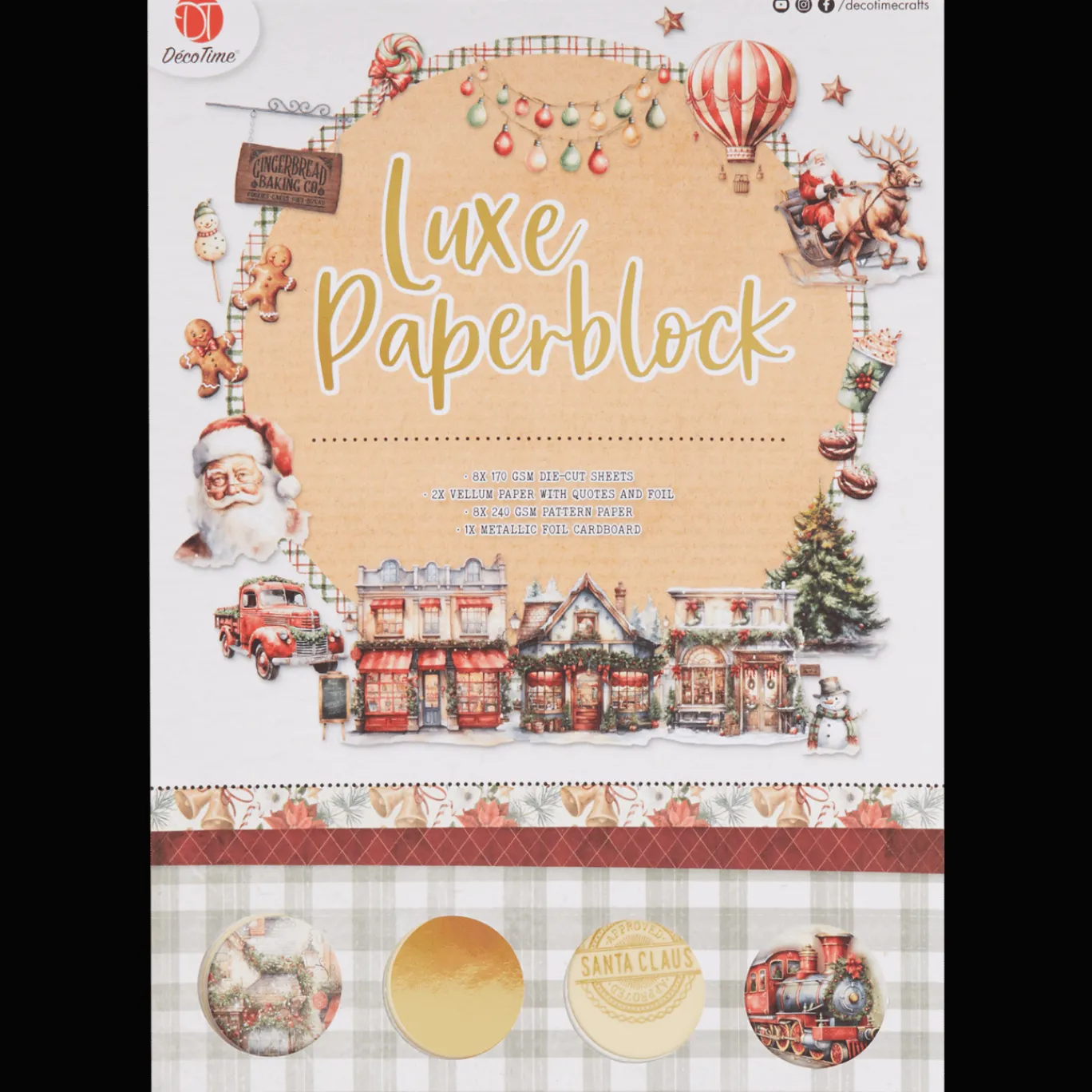 Action Bloc de papier de luxe DécoTime* Bricolage