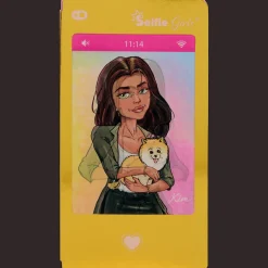 Action Bloc-notes smartphone Selfie Girls* Bricolage