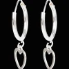 Action Boucles d'oreille argentées* Montres Et Bijoux