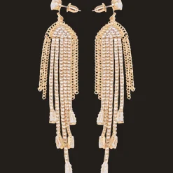 Action Boucles d'oreilles avec strass* Montres Et Bijoux