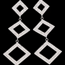 Action Boucles d'oreilles avec strass* Montres Et Bijoux