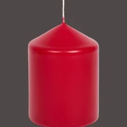 Action Bougie cylindrique Rouge* Bougies
