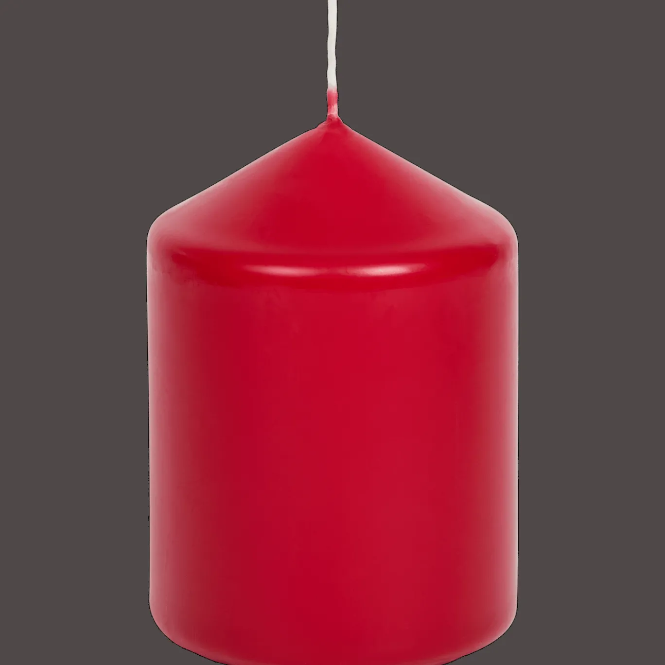 Action Bougie cylindrique Rouge* Bougies