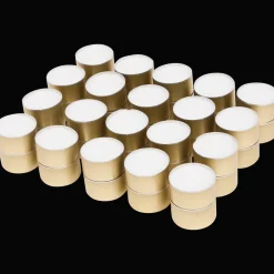 Bolsius Bougies chauffe-plats avec coupole dorée* Bougies