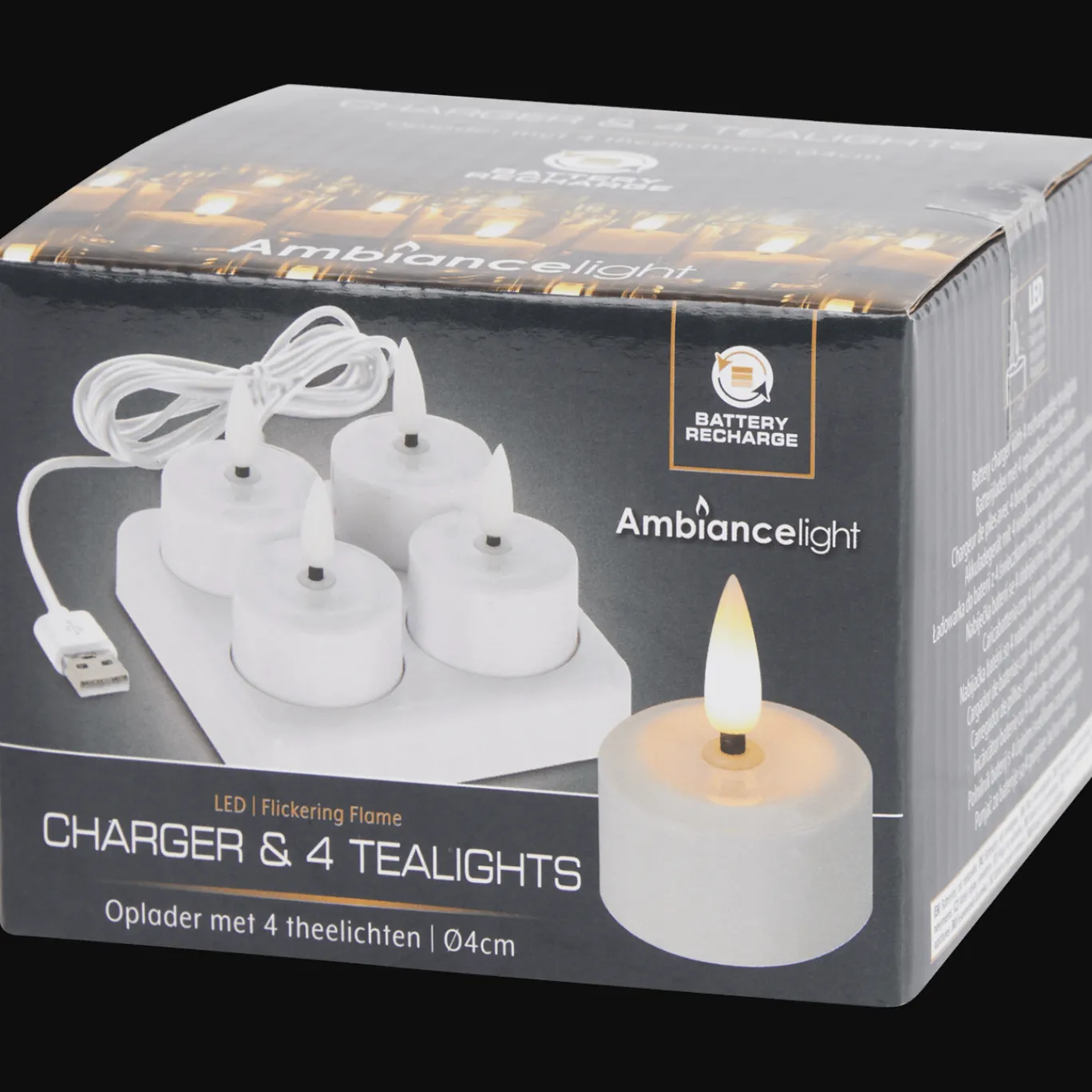 Action Bougies chauffe-plats électriques Blanc* Bougies