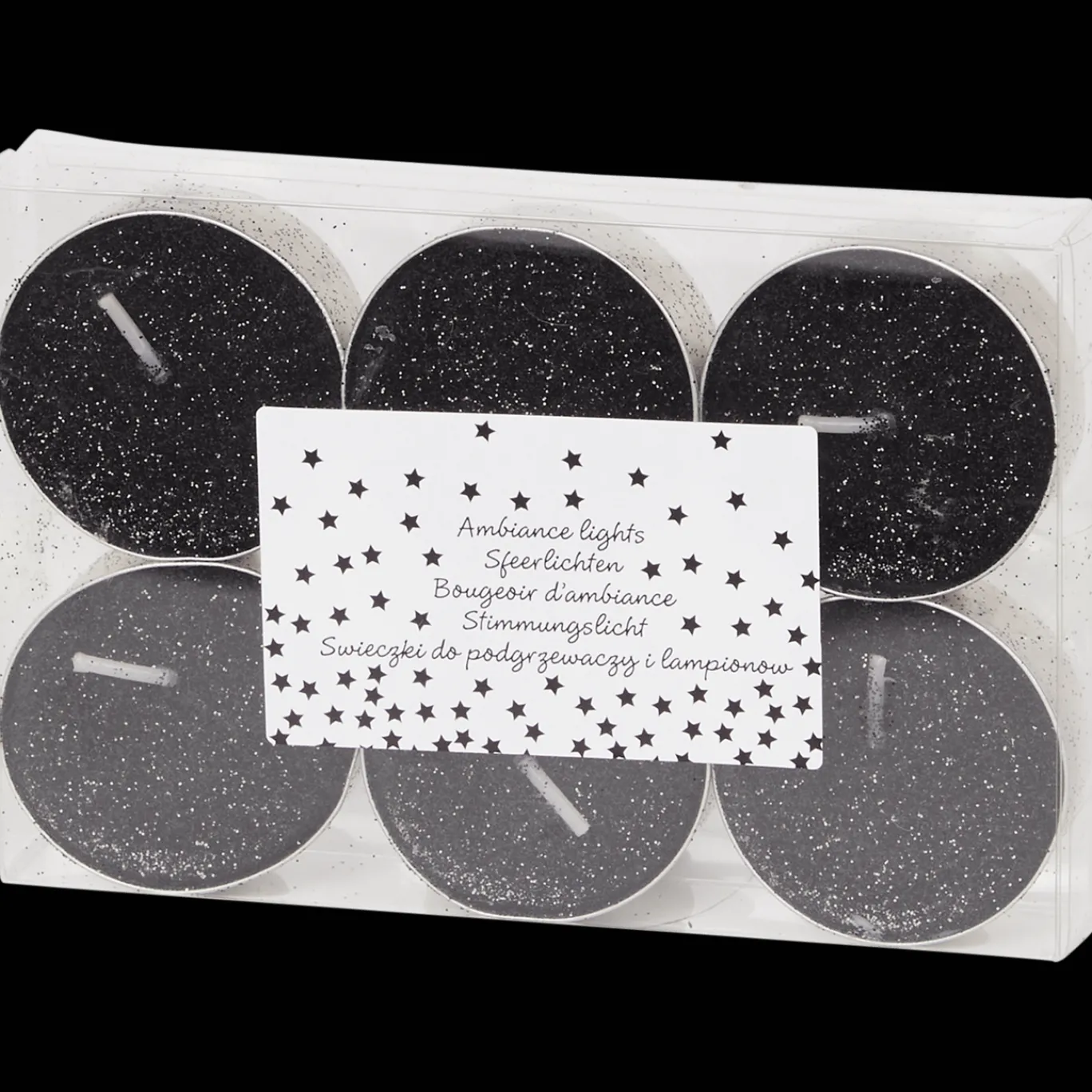 Action Bougies chauffe-plats pailletées* Bougies