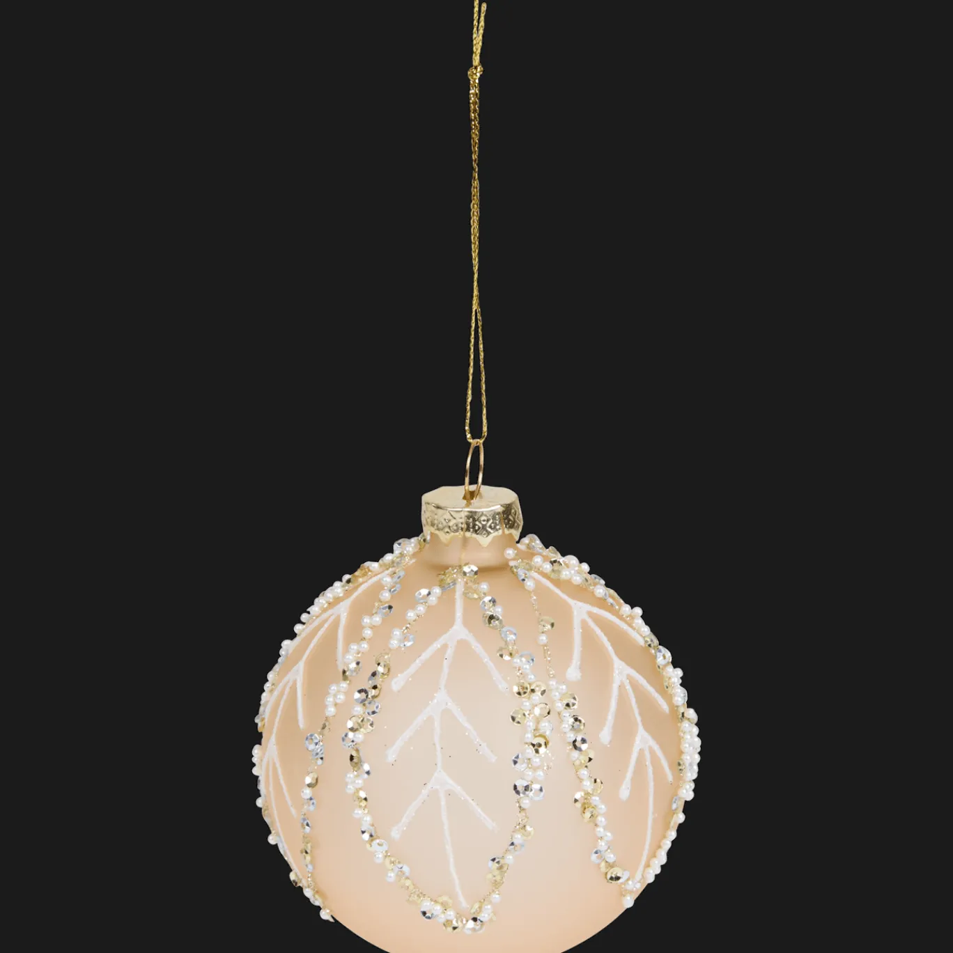 Action Boule de Noël en verre Suzan* Décoration Saisonnière