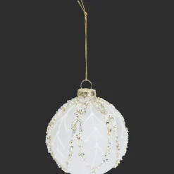 Action Boule de Noël en verre Suzan* Décoration Saisonnière