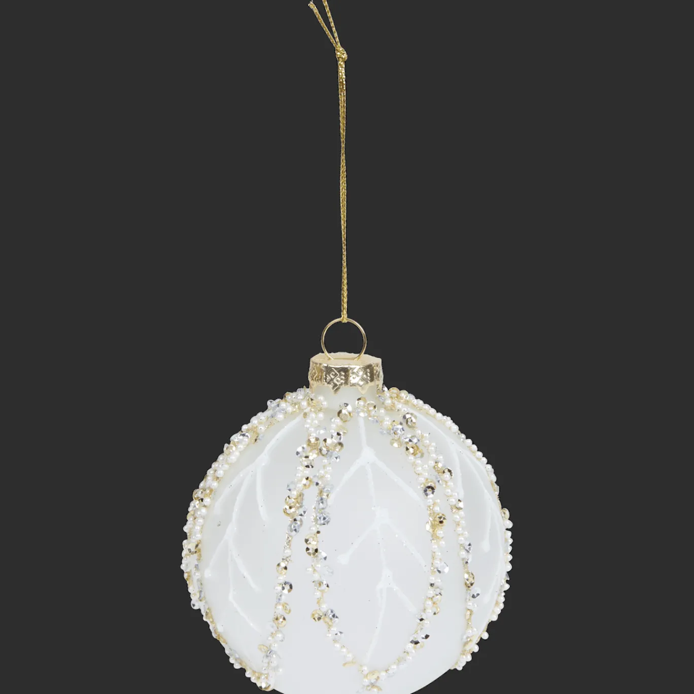 Action Boule de Noël en verre Suzan* Décoration Saisonnière