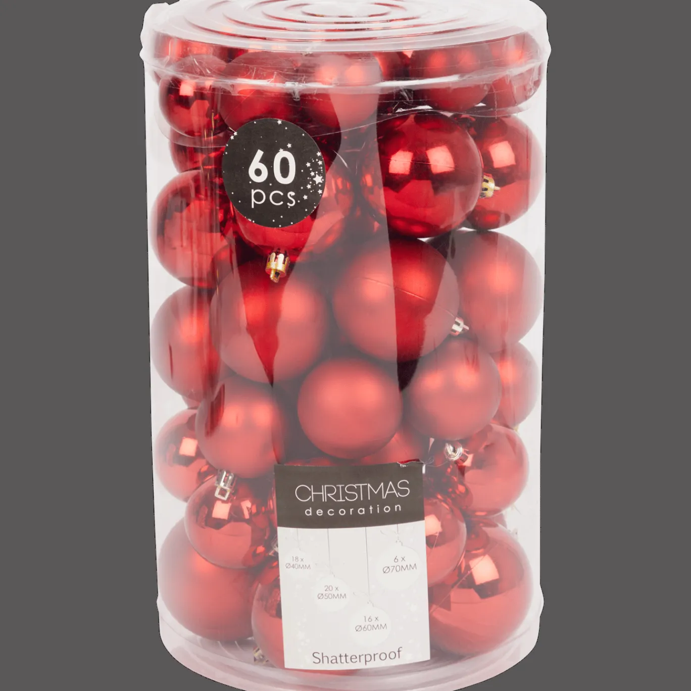 Action Boules de Noël en plastique* Décoration Saisonnière
