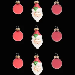 Action Boules de Noël miniatures en verre* Décoration Saisonnière