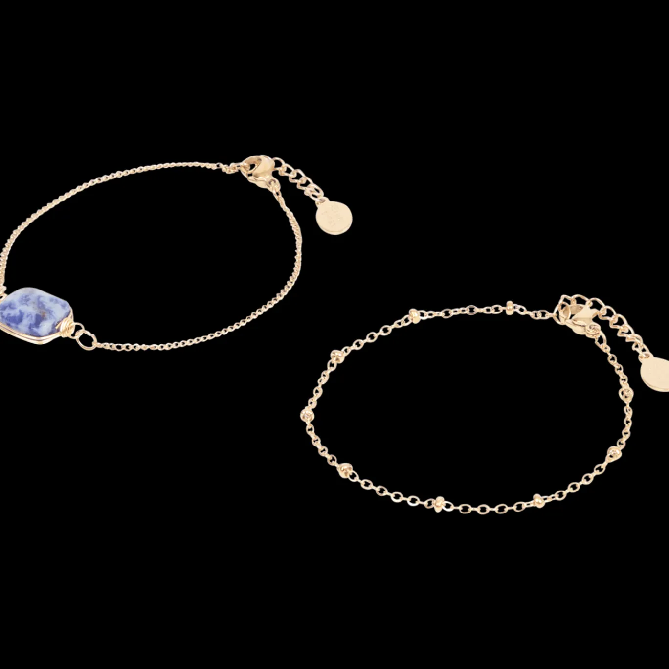 Action Bracelets plaqués or avec pierre précieuse* Montres Et Bijoux