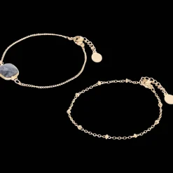 Action Bracelets plaqués or avec pierre précieuse* Montres Et Bijoux