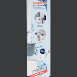 Action Brosse de toilette flexible CleanRite* Papier Toilette Et Essuie-Tout