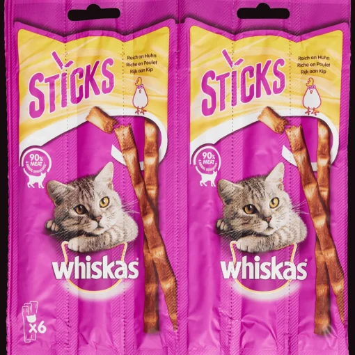 Whiskas Bâtonnets à mâcher pour chat Poulet* Chat|Alimentation