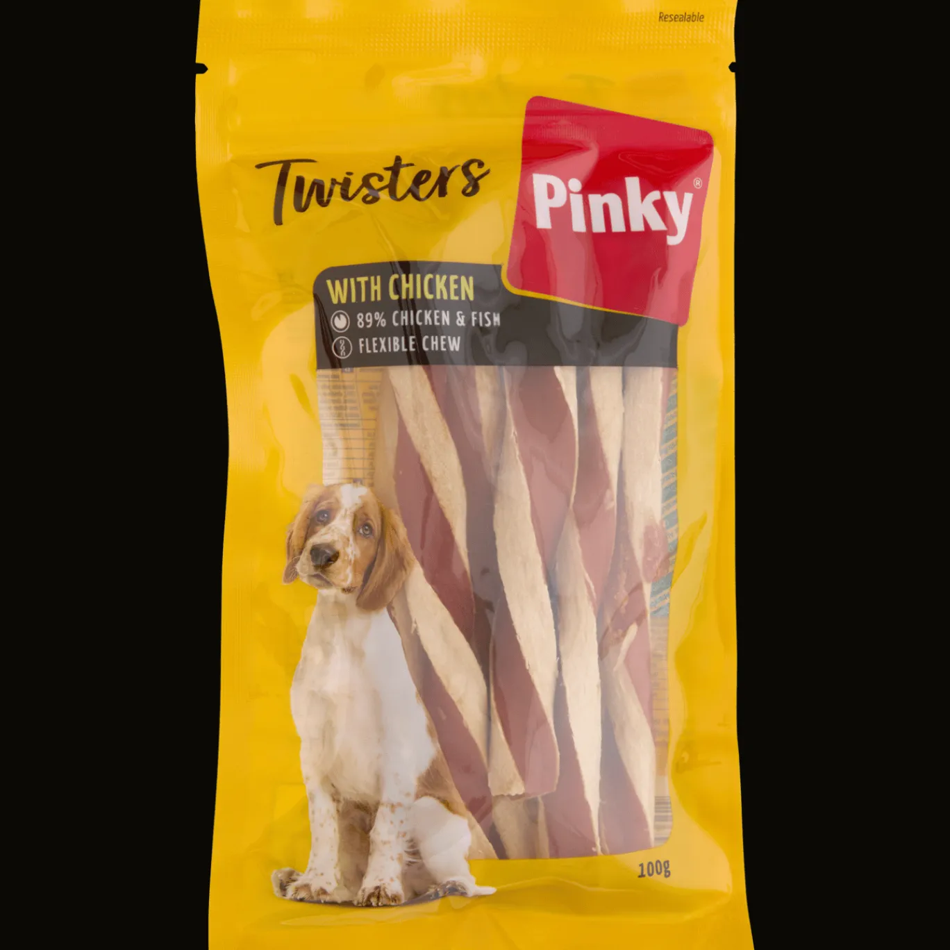 Action Bâtonnets à mâcher pour chien Pinky Twisters* Alimentation