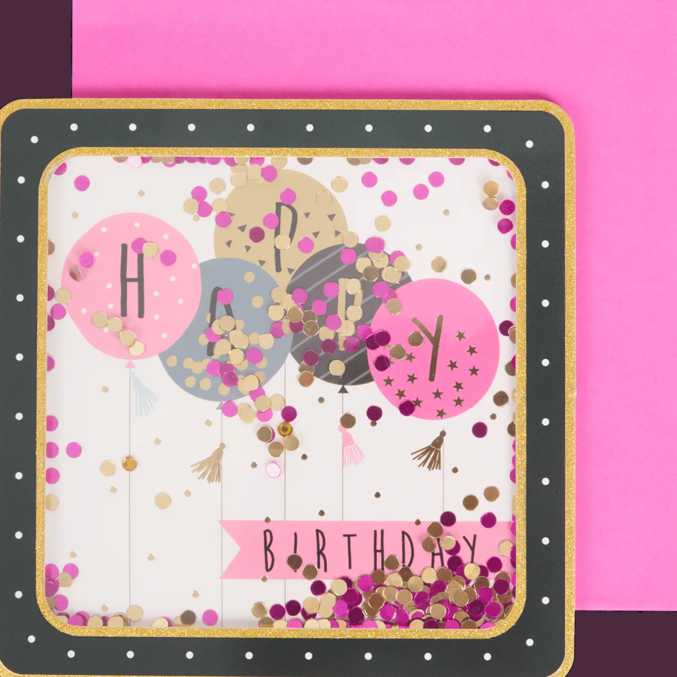 Action Carte de vœux avec confettis* Cartes