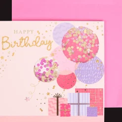 Action Carte de vœux avec confettis* Cartes