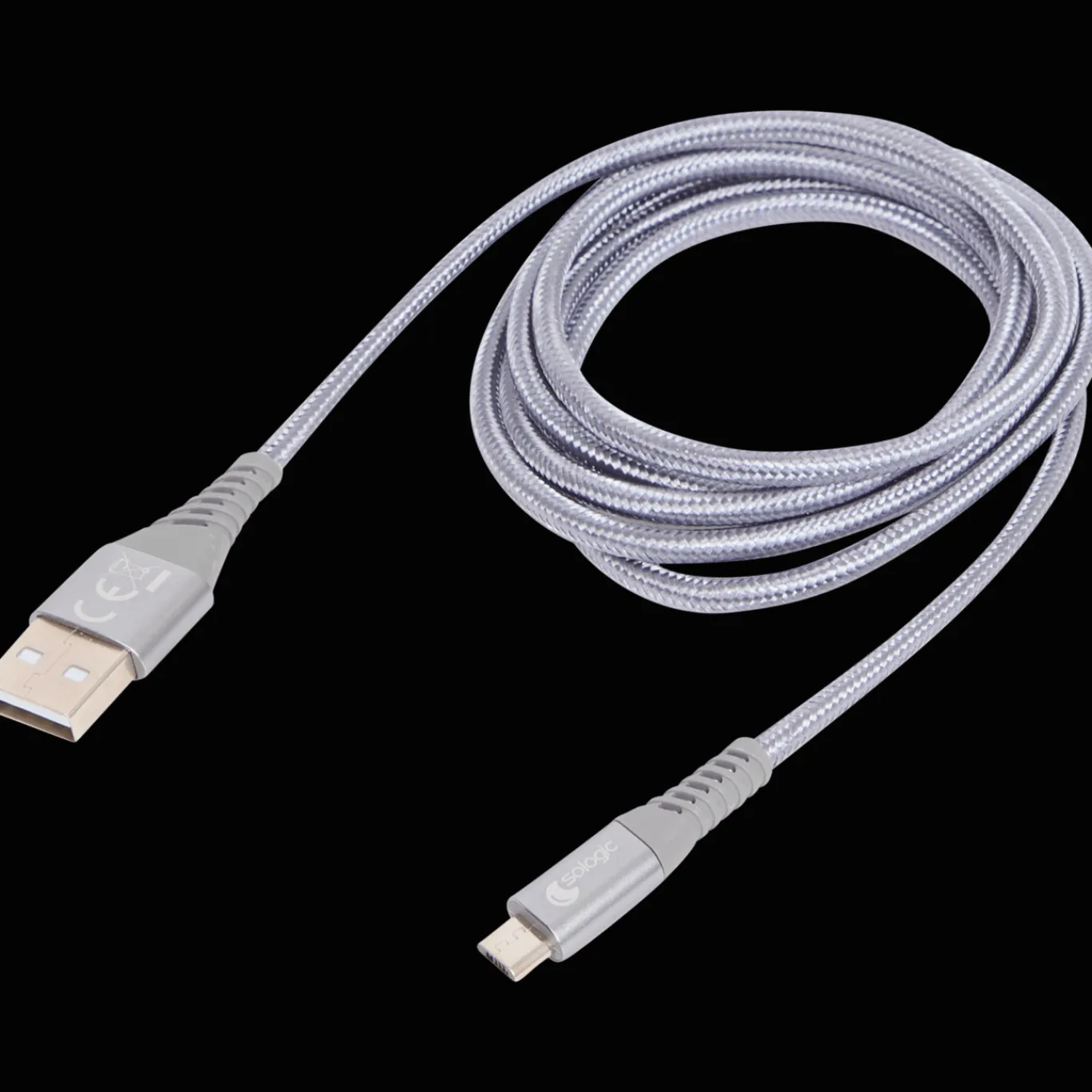 Action Câble de charge et de transfert de données Sologic Micro-USB* Câbles Et Répartiteur