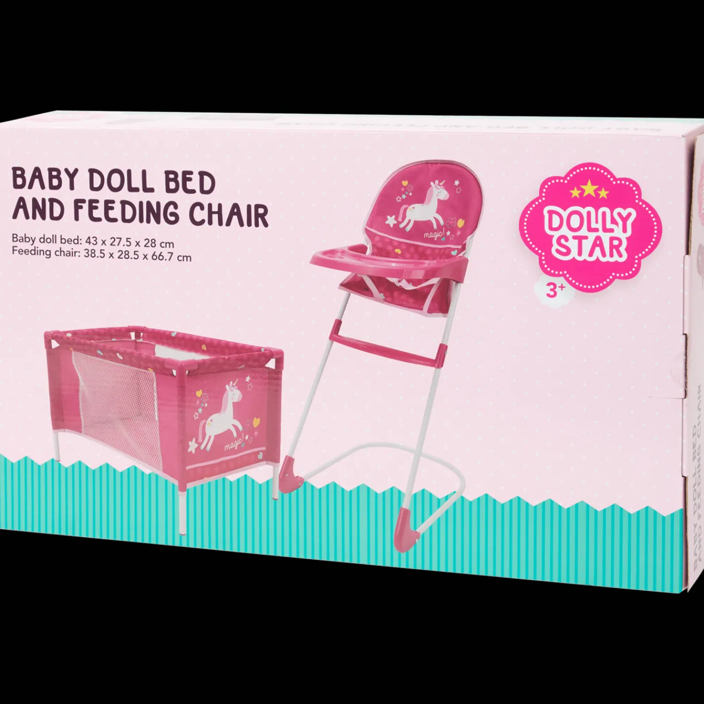 Action Chaise et berceau de poupée* Peluches Et Poupées