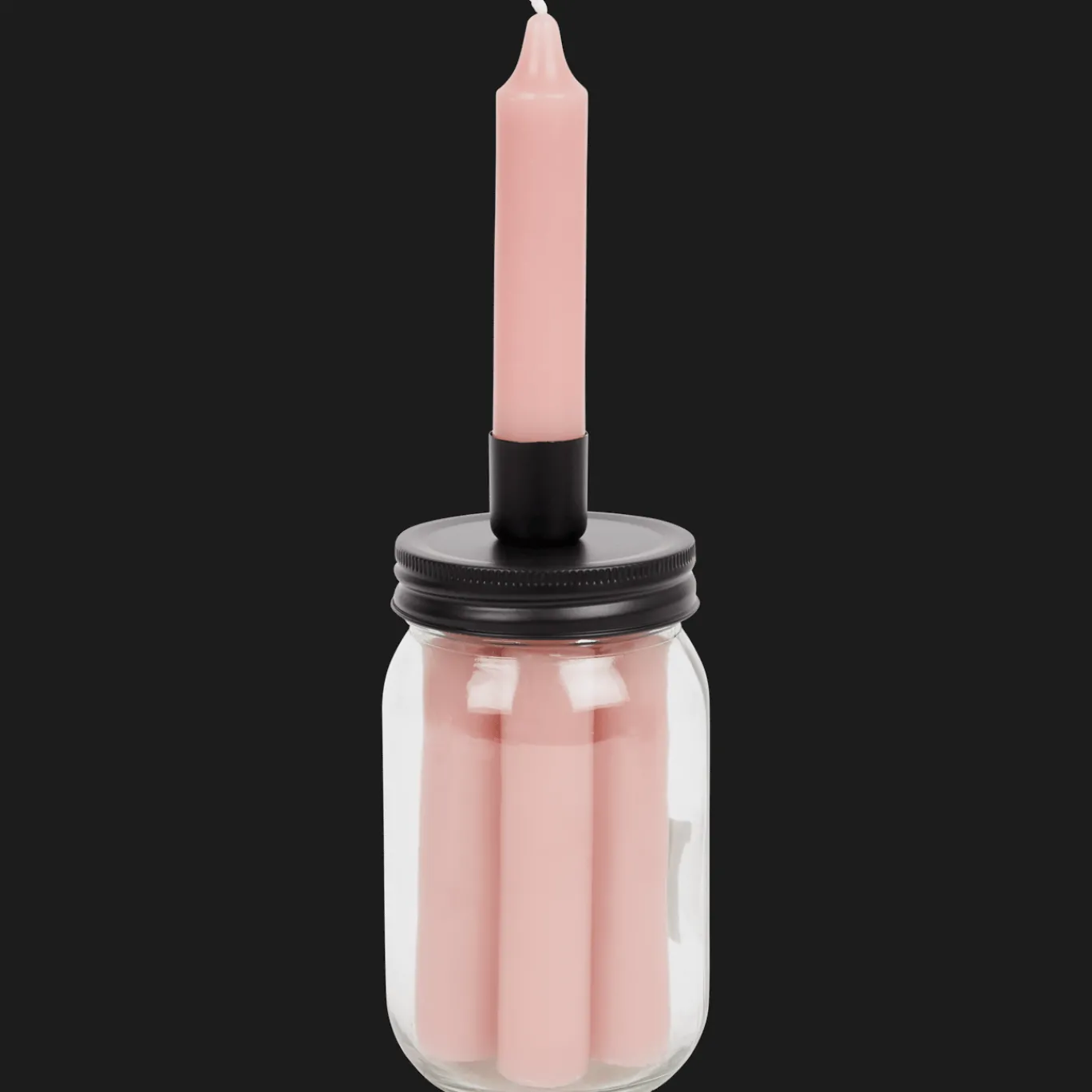 Action Chandelles dans un bocal* Bougies