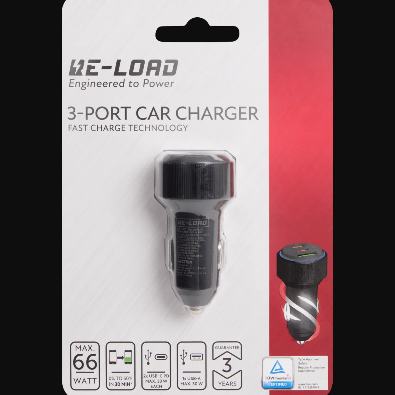Re-load Chargeur allume-cigare* Powerbanks Et Chargeurs