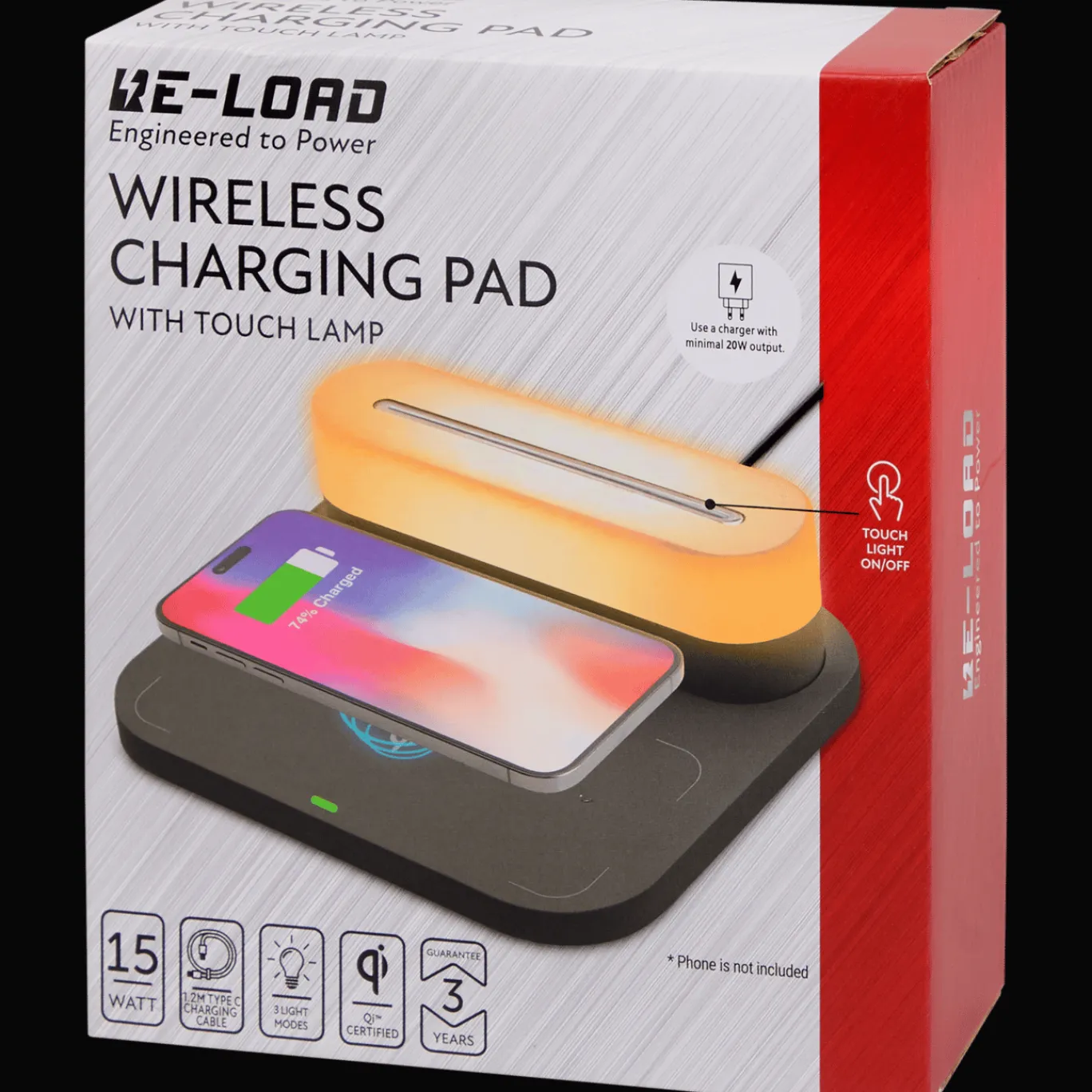 Re-load Chargeur sans fil avec lampe* Powerbanks Et Chargeurs