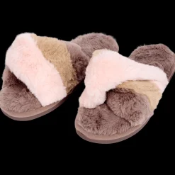 Action Claquettes en fausse fourrure* Chaussures