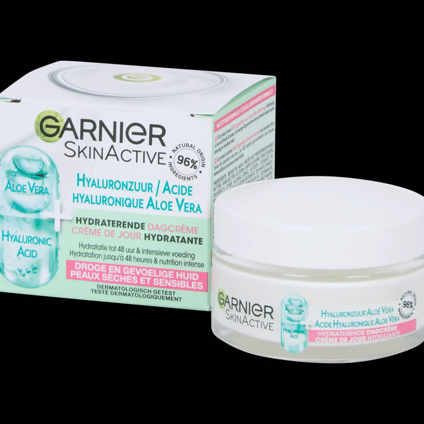 Garnier Crème de jour Skin Active Acide hyaluronique et Aloe Vera* Soins Corporels