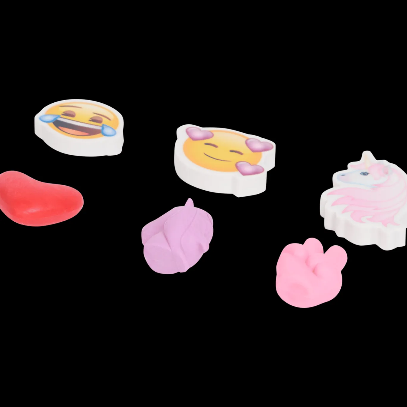 Action Gommes Emoji* Accessoires De Bureau