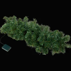Action Guirlande de branches de pin avec LED* Décoration Saisonnière