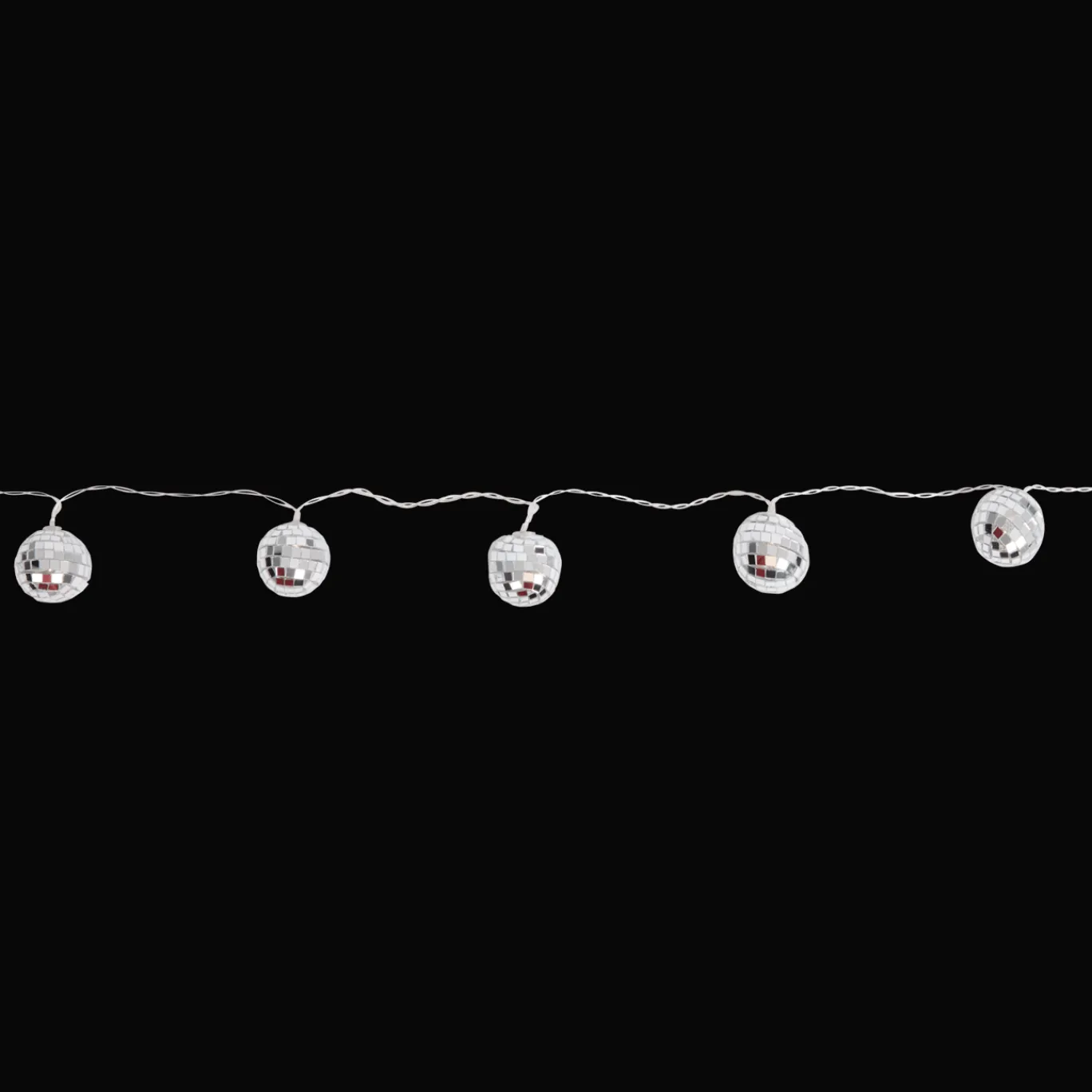 Action Guirlande lumineuse avec boules disco* Éclairage