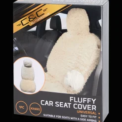 C&C Housse de siège auto en peluche* Accessoires Automobiles