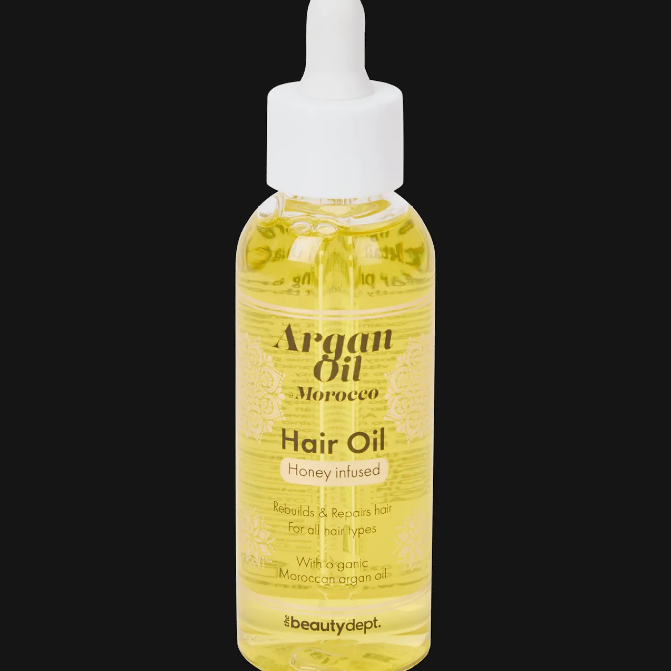 Action Huile capillaire The Beauty Dept. Huile d'argan et miel* Soins Capillaires
