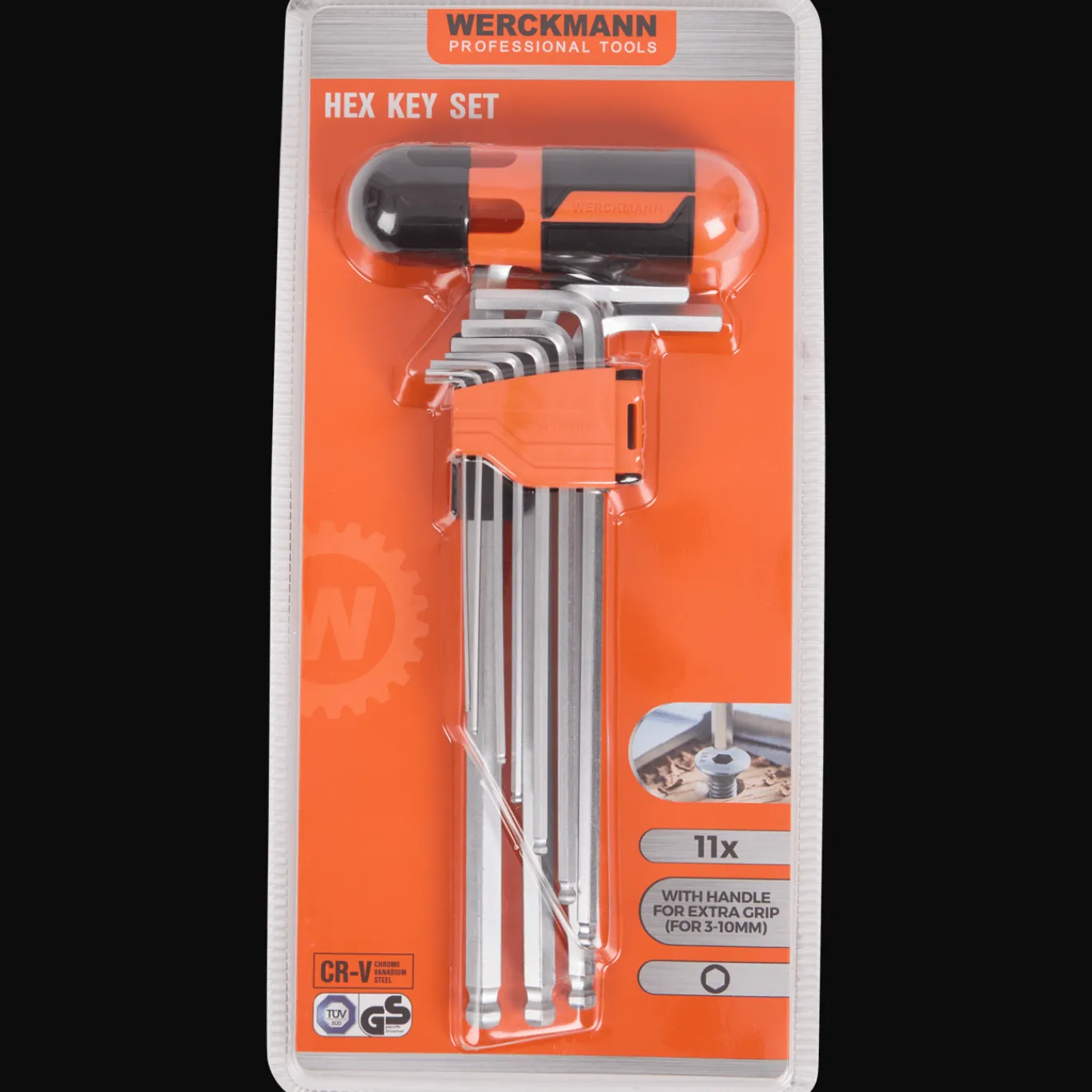 Werckmann Jeu de clés torx mâle ou allen à 6 pans* Outils