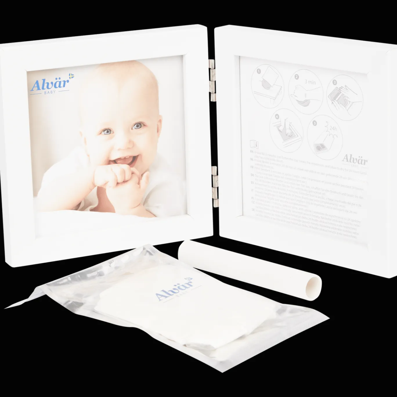 Action Kit cadre photo empreinte bébé Alvär* Bricolage