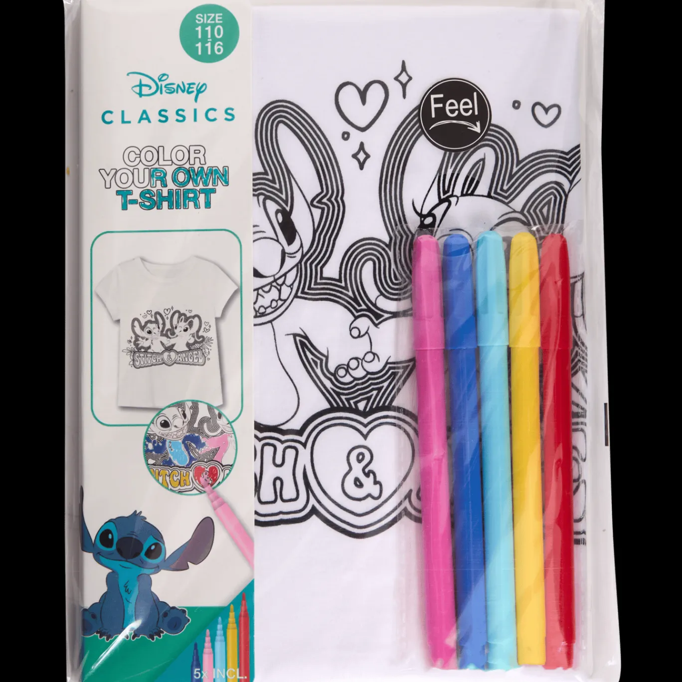 Action Kit créatif coloriage t-shirt* Vêtements