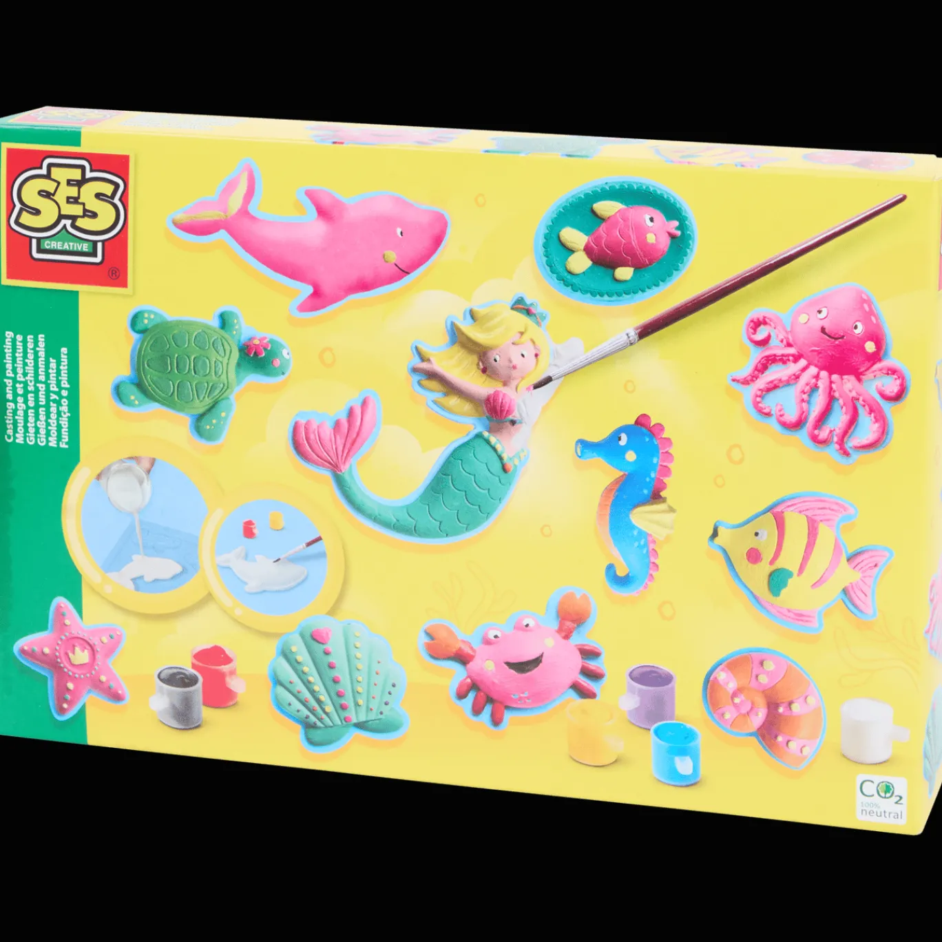 SES Kit créatif figurine en plâtre* Bricolage
