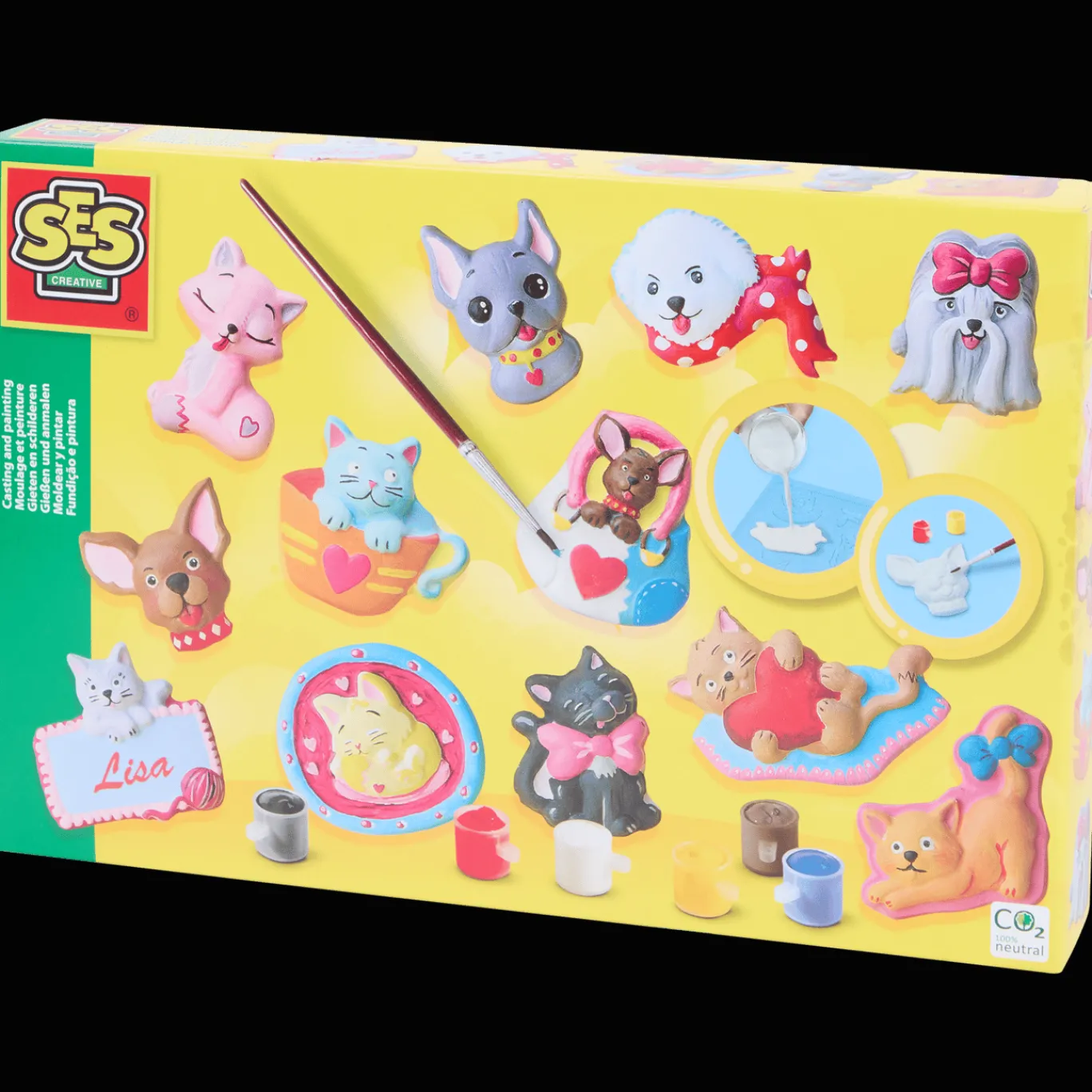 SES Kit créatif figurine en plâtre* Bricolage