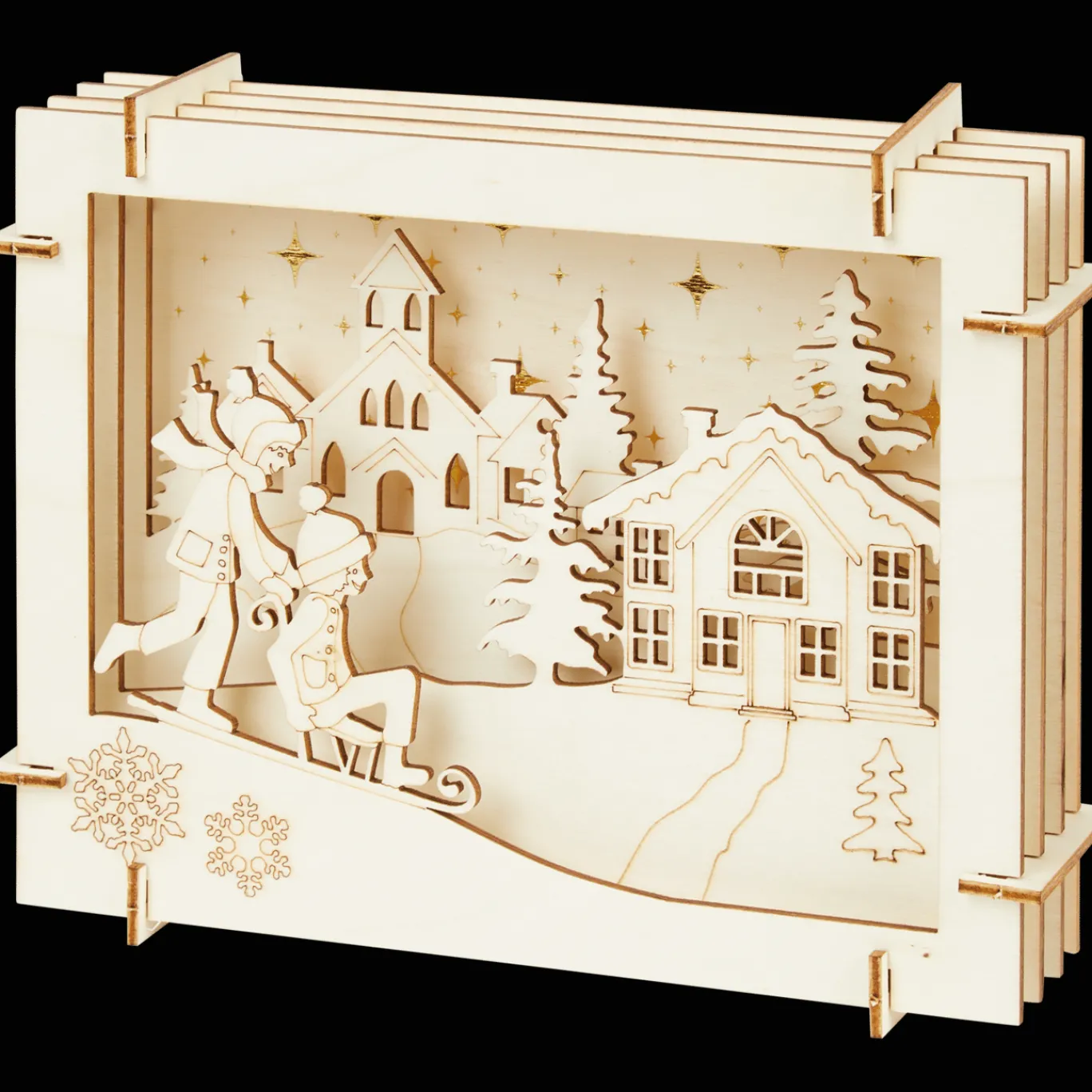 Action Kit créatif paysage en bois DécoTime* Bricolage