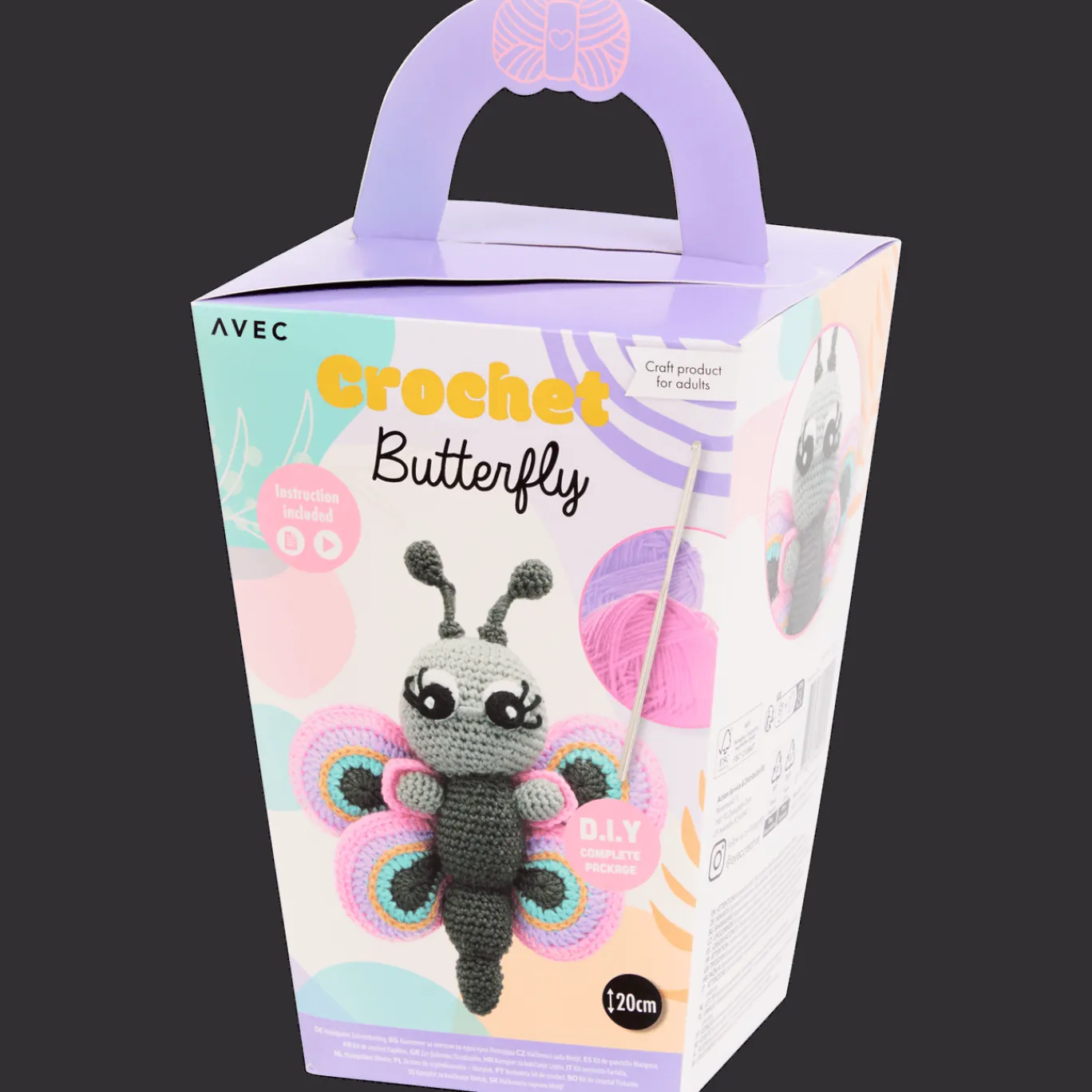 Action Kit de crochet figurine Avec* Crocheter Et Tricoter