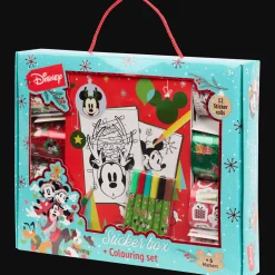 Action Livre de coloriage de Noël avec autocollants Disney* Bricolage